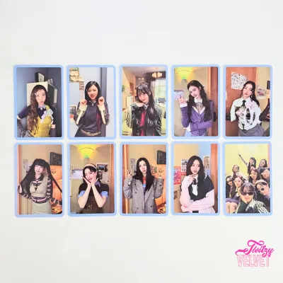 TWITZY VELVET Official Twice Ten The Story Goes On General POB Nayeon Jeongyeon Momo Sana Jihyo Mina Dahyun Chaeyoung Tzuyu Photocard
