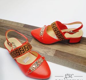 Sepatu Anak Perempuan Hak 3 cm USIA TK SAMPAI SD Motif Tali Belakang