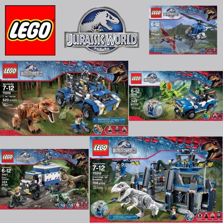 LEGO® 75915 75916 75917 75918 75919 JURASSIC WORLD