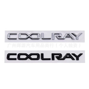 Suitable for coolray Geely Binyue modified ABS plastic car sticker black personalized letter car logo tail label car sticker