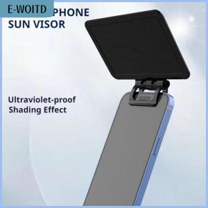 【E-WOITD】 Portable Foldable Phone Sun Visor Uv Protection Phone Screen Universal Smartphone Sunshade Cover For Outdoor Use For Smartphones