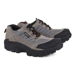 Raindoz - RJT 011 Sepatu Gunung Outdoor Adventure Traveling Pria Suede Gray Terlaris Terbaru Kekinian