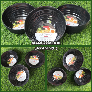 Mangkok Ulir Japan NO 6/Mangkok Ramen CLIO /Mangkok serbaguna tebal (COD)