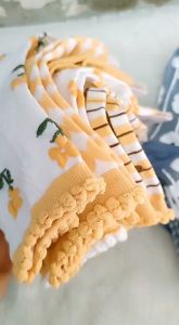 kaos kaki pendek wanita motif bunga/kaos kaki motif random 3 PASANG