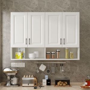 European style simple kitchen wall cabinet economical kitchen cabinet low price wall-mounted bathroom cabinet bathroom storage cabinet balcony cabinets