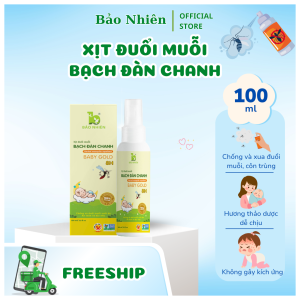 Chai xịt đuổi muỗi bạch đàn chanh Bảo Nhiên_100ml