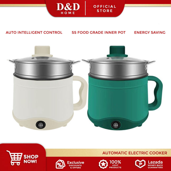 D&D Home | 1.8L Automatic Electric Cooker with Steamer MS-0539 | Lazada PH