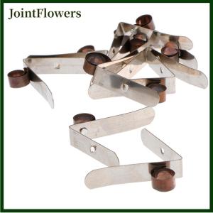 JointFlowers 10 cái giá đỡ chổi than Bộ Kẹp lò xo lực không đổi đường kính 7mm 8x10mm