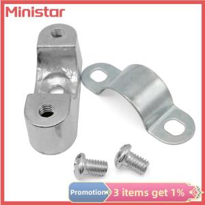 Ministar 5Pcs Pipe Clamp With Screw From The Wall Yards Away From The Wall Of The Card Saddle Card Line Pipe Clip 16mm 20mm 25mm 32mm