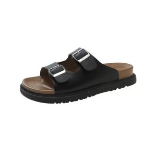Womens New Flat Bottomed Anti-skid And Odor Proof Exquisite Cool Outdoor Slippers