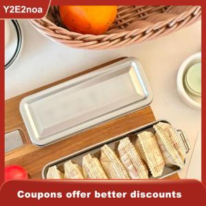 【Y2E2noa】 Rectangular Iron Box With Lid Large Capacity Wedding Souvenirs Candy Container Pineapple Snowflake Cake Packaging Storage Box
