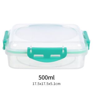 OKDEALS01 Reusable Sandwich Box Drop-proof Sealed Lunch Boxes Household Microwavable Rice Ball Box School