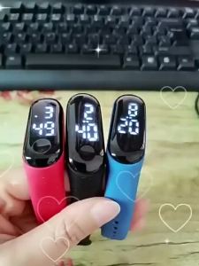 LED Watch celet Body Shape Wristband Smart Wristbands Sport Watches Electronic Wrist Strap Jam Tangan Sukan LED