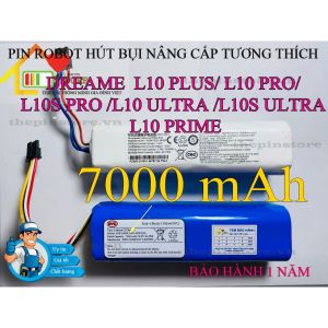 (DUNG LƯỢNG 7000 mAh ) PIN ROBOT HÚT BỤI NÂNG CẤP DREAME L10 PLUS L10 PRO L10S PRO L10 ULTRA L10S ULTRA L10 PRIME