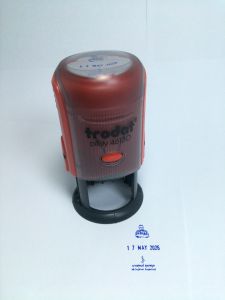 ตรายางหมึกในตัว ตรายาง trodat  รุ่น 46119 ตรายางปั๊มโลโก้ ยางพาราแท้ (ทักแชทก่อนสั่งซื้อ)
