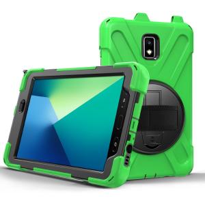Case for Samsung Galaxy Tab Active 2 T390/T395 T397 2018[360 Rotatable Kickstand][Portable Shoulder Strap]Hybrid Heavy Duty Shockproof Rugged Cover Galaxy Tab Active 2 T397