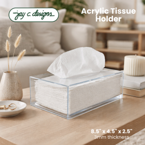Acrylic Tissue Holder  -  Jay C. Designs - 3104