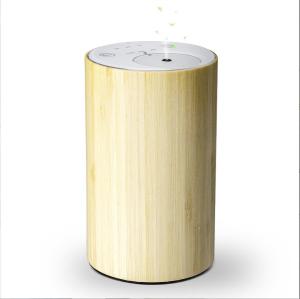 Floweroma Bamboo Waterless Aroma Diffuser Nano Essential Oil Nebulizing Diffuser Rechargeable Home Aromatherapy Diffuser