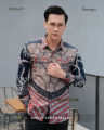 MOTIF SEKAR MELATI Baju Atasan Kemeja Batik Slimfit Pria Premium Modern Lengan Panjang Pendek Full Furing | HANDAYANI BATIK. 