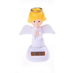 MIIQNUS Trang trí nhà Quà tặng Giáng sinh Thân thiện với môi trường Hình hành động Trang trí ô tô Chạy bằng năng lượng  trời Búp bê đầu lắc Búp bê lật khiêu vũ Búp bê đầu Bobble Thiên thần đu đưa năng lượng  trời