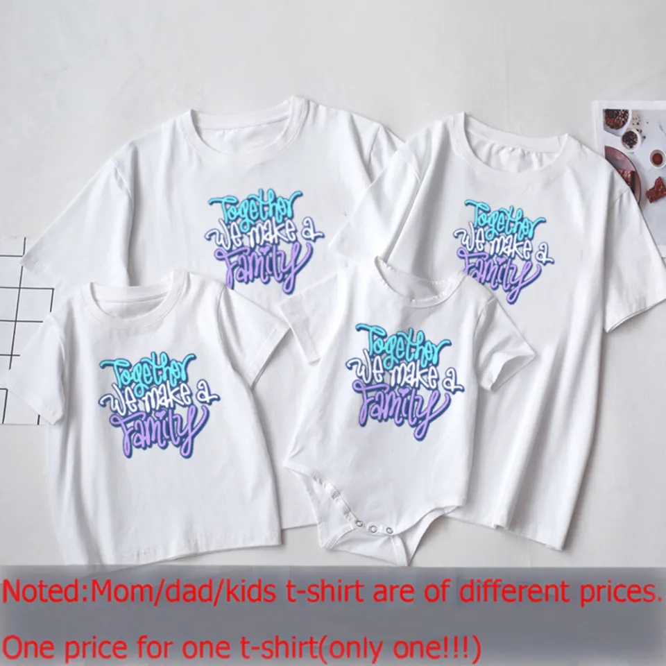 Family Shirt Design Couple And Baby T Shirt Together We Make A