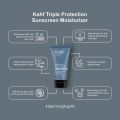 Kahf Triple+ Protection Sunscreen Moisturizer SPF 30 PA+++ 30ml | KEMASAN KARDUS. 