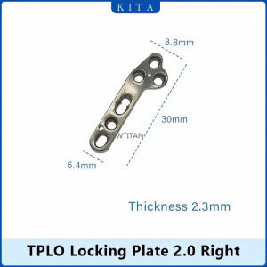 KITA-TPLO Locking Plate 2.0  2.7 Left  Right ALPS 1pcs Veterinary Orthopedic Instruments
