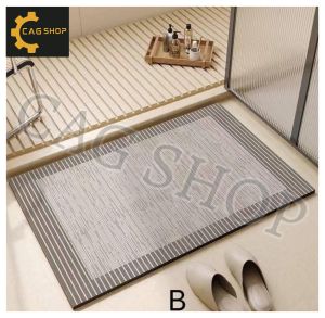 CAG 1pcs IKEA Design Super Absorbent Anti Slip Bath Mat Bathroom Non-slip Floor Mats Quick Dry Shower Rug