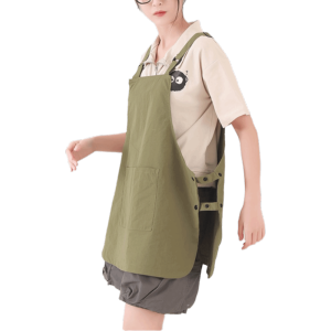 CHENJIE Japanese Household Kitchen Apron Adjustable Catering Workwear Salon Barber Cape Practical Cleaning Waterproof Work Clothes Men and Women