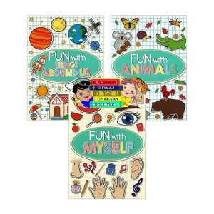 Le Bruj - Fun With Science Series SET: Activity Books For Kids & Workbooks For Pre School