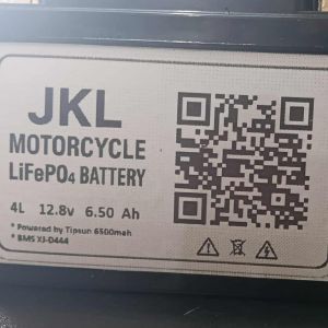 LifePo4 Motorcycle Battery 4L 6.50Ah
