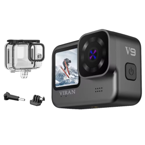 NEW CERASTES V9 4K WiFi Anti-shake Action Camera Go With Remote Control Screen Waterproof Sport Camera pro drive recorde