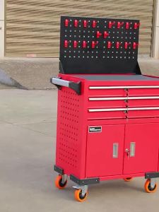 Tool Storage Tool Cabinet Trolley Trolley ToolBox Storage Trolley Hardware Handling Tool Cart Multi-Function Parts Trolley Tool Trolley Tool With Wheels