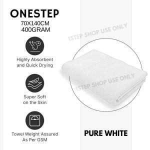 Paradise Towel Blue Bath Towel 550gram 100% Cotton Hotel Quality Towels 70x140cm Water Absorbent ONESTEP