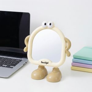 STARGOODS High Definition Makeup Mirror Funny Adjustable Angle Decorative Mirror Creative Cute  Mirror Bedroom