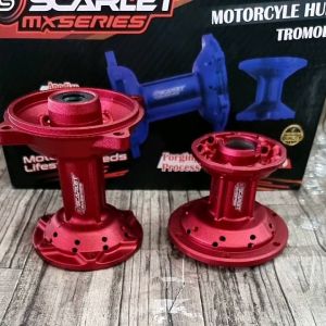 Tromol KLX150 & DTRAKER150 Scarlet Forged MX Series: Set Tromol Forged KLX150 DTRAKER150 Scarlet Racing