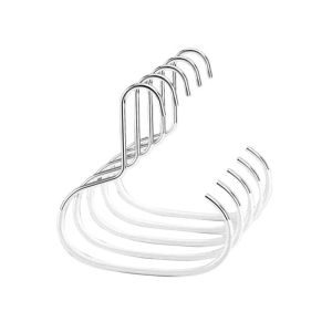 SDFBN 5Pcs Hold 8 Hats Closet Hat Hanger Carbon Steel Space Saving Hat Storage Hook Practical Anti-slip Camisole Clothes Hooks for Home