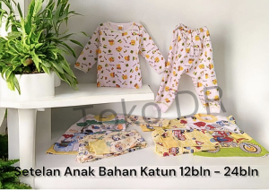 Setelan Anak Lengan panjang Bahan Cotton / BB Lucky / Piyo Piyo / cotton