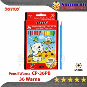 Pensil Warna Joyko CP 36 PB Warna Panjang / Color Pencil CP-36PB Colors / Mewarnai 36PB Drawing