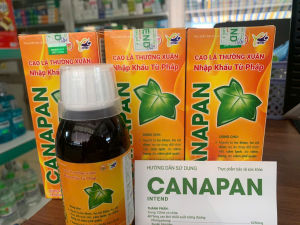 Siro ho cảm CANAPAN chai 125ml dùng được cho phụ nữ mang thai và cho con bú