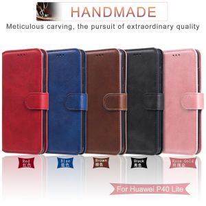 For Huawei Y7A Y5P Y6P Y7P Y8P Y9S / Y5 Y6 Y7 2019 / Y7 Pro Y7 Y9 Prime 2019 / Y6 2018 Phone Case Magnetic Leather Wallet Card Slot Flip Cover Casing