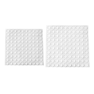 Pack of 100 Sturdy Silicone Pad with Strong Adhesive for Corner and Edges Home Accessory Household Daily Casual Use