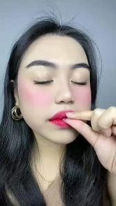 KIMUSE Peel Off Lip Stain Tattoo Lipstick Long-lasting and Waterproof Peel Off Pink Lip Tint Make Up