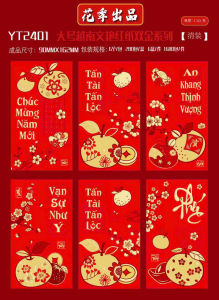 10 Bao lì xì nhung cao cấp