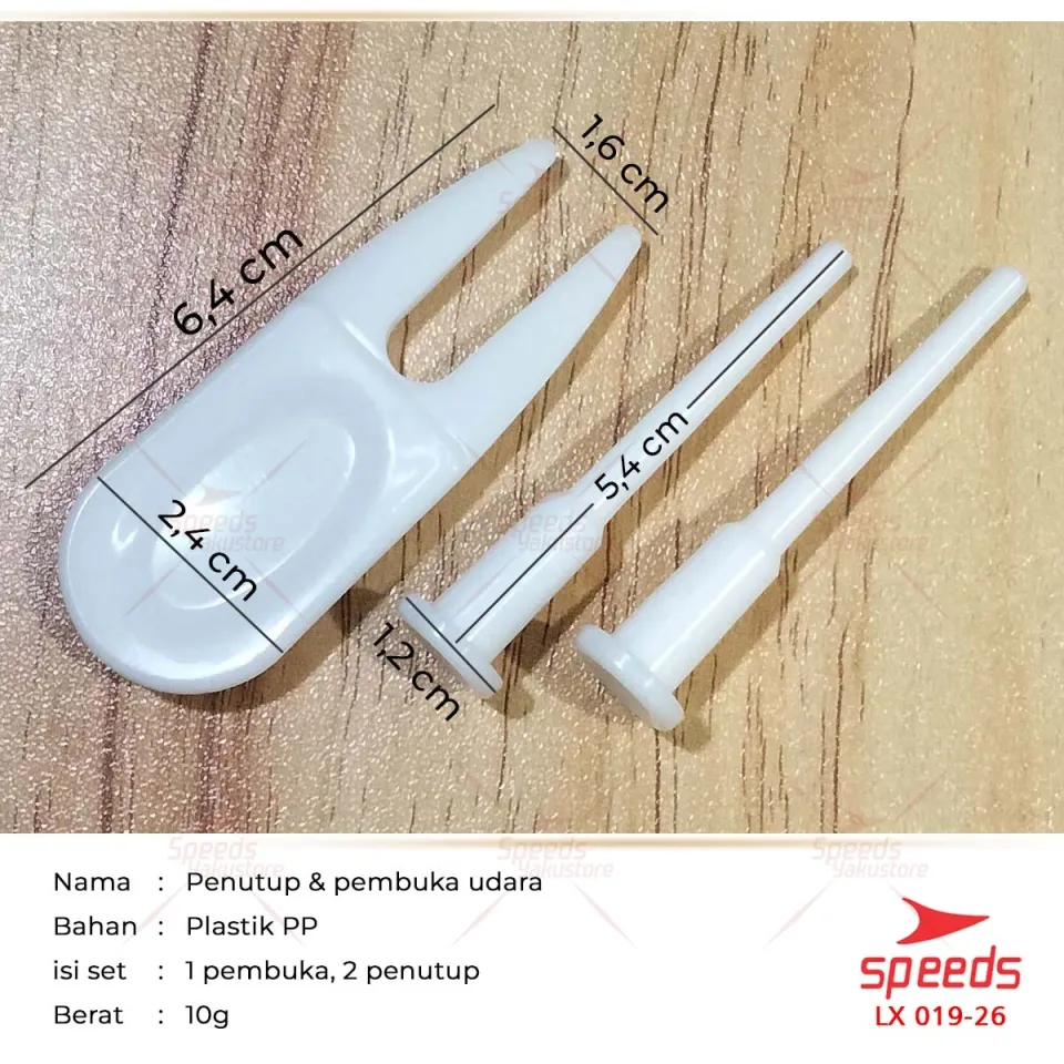 SPEEDS Set Plug Penutup dan Pembuka Tutup Angin Udara untuk Bola
