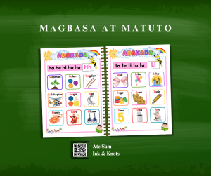 Magbasa at Matuto Workbook for Kindergarten - Grade 1 (Ate Sam Ink & Knots)