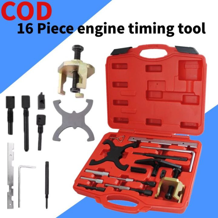 Timing Chain Kit For 2003-2015 Buick, Chevy, Pontiac, GMC, Saab & Saturn – 16PC Set Fits 2.0L-2.4L DOHC Engines