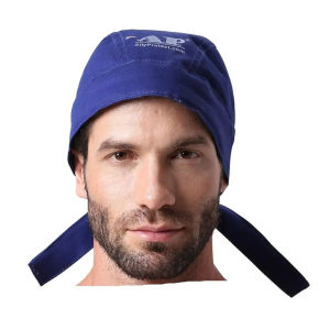 Welding Cap Washable Flame Retardant Cotton Worker Safety Welder Hair Protection Hood Hat