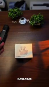 SoundMeta II Air Magnetic Mic Wireless Lavalier Noise Cancelling for Android/iOS Vlog & Live Streaming