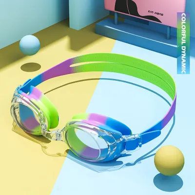 B.t.h แว่นตาว่ายน้ำผู้ใหญ่ HD กันน้ำและป้องกันหมอก Swimming Goggles